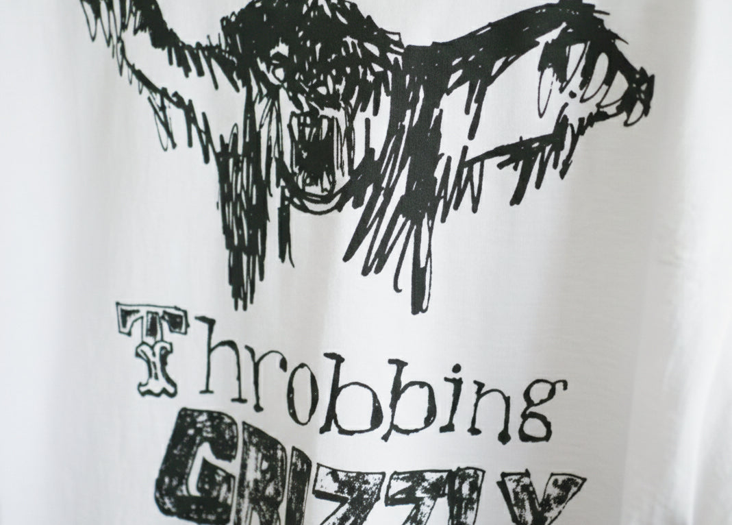 中原昌也 Remix Tee カプセルコレクション 『Throbbing GRIZZLY』復刻ショートスリーブ