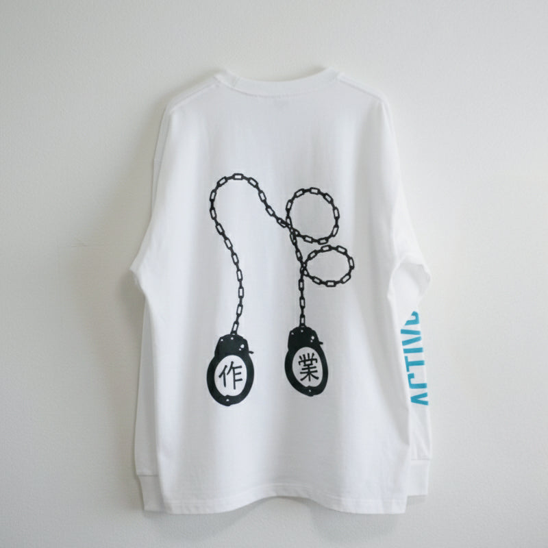 中原昌也 Remix Tee カプセルコレクション　『中原昌也作業日誌 2004→2007』ロングスリーブ  by 宇川直宏