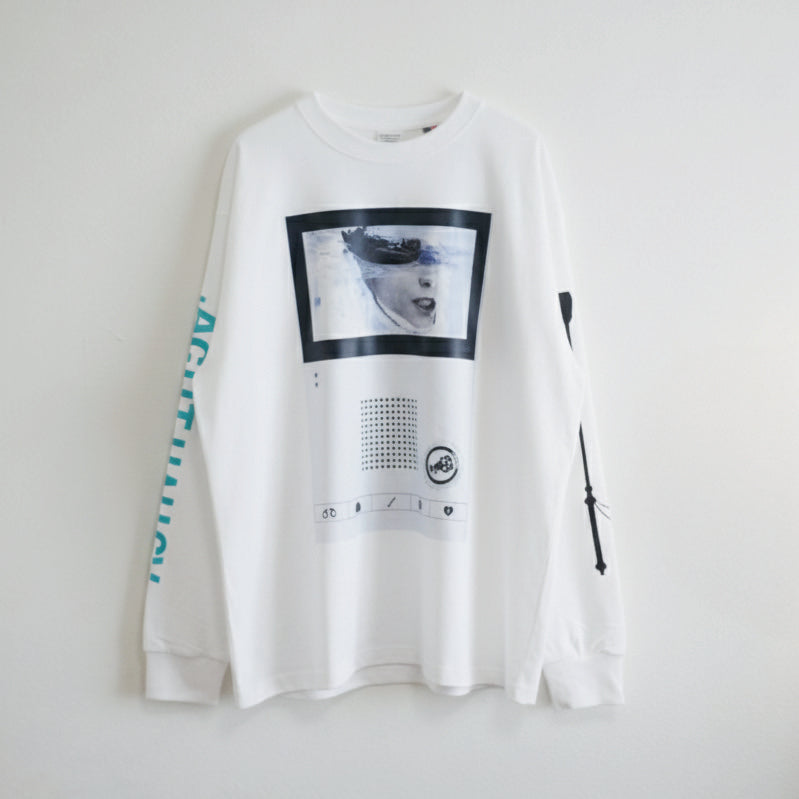 中原昌也 Remix Tee カプセルコレクション　『中原昌也作業日誌 2004→2007』ロングスリーブ  by 宇川直宏