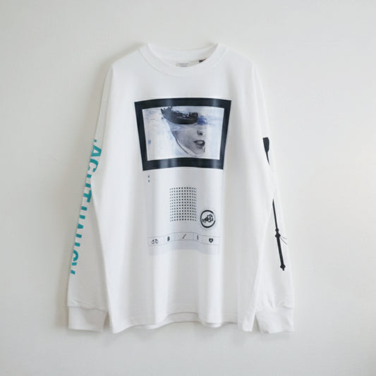 中原昌也 Remix Tee カプセルコレクション　『中原昌也作業日誌 2004→2007』ロングスリーブ  by 宇川直宏