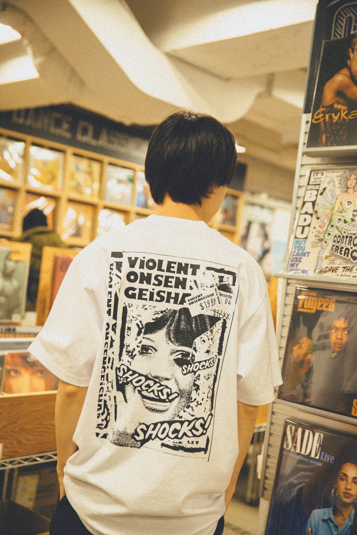 中原昌也 Remix Tee カプセルコレクション　『SHOCKS! SHOCKS! SHOCKS!』ショートスリーブ by 河村康輔