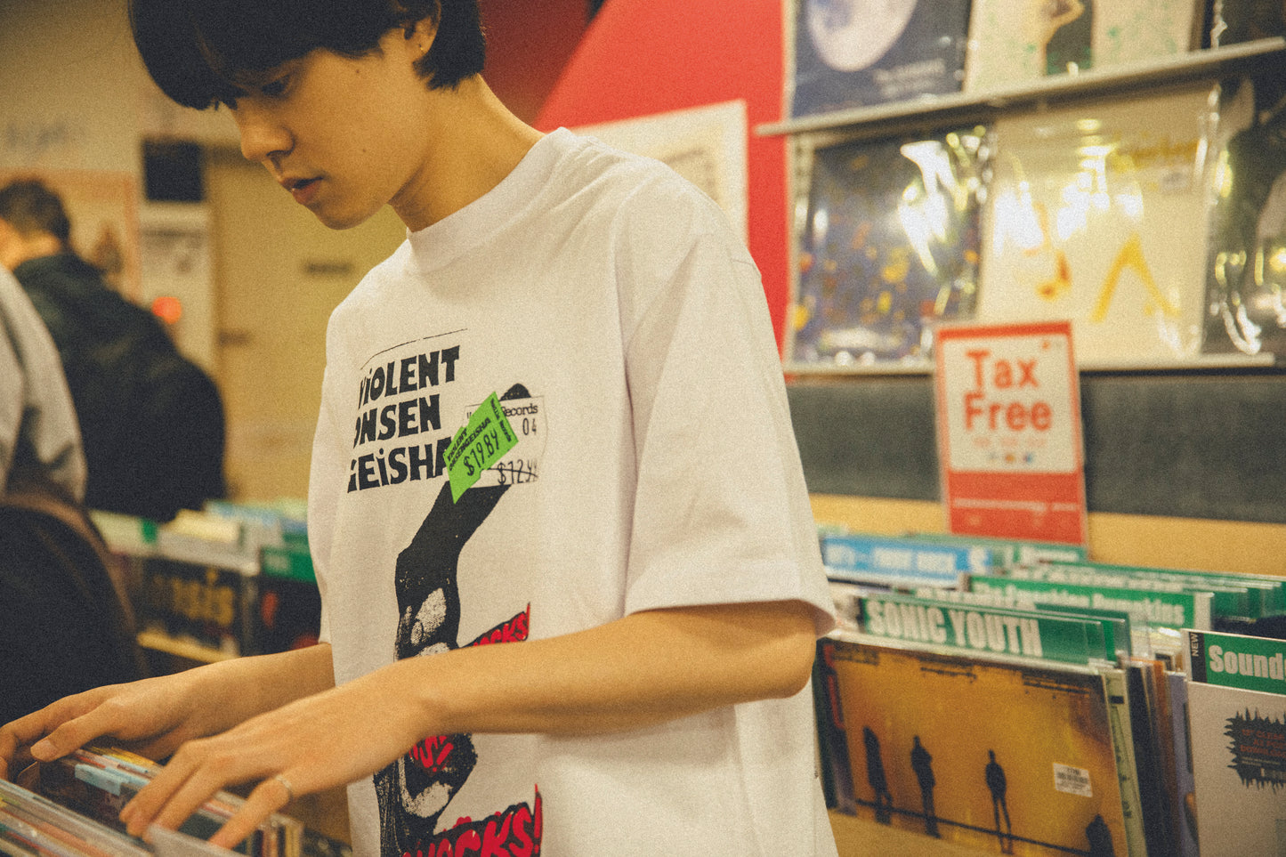 中原昌也 Remix Tee カプセルコレクション　『SHOCKS! SHOCKS! SHOCKS!』ショートスリーブ by 河村康輔