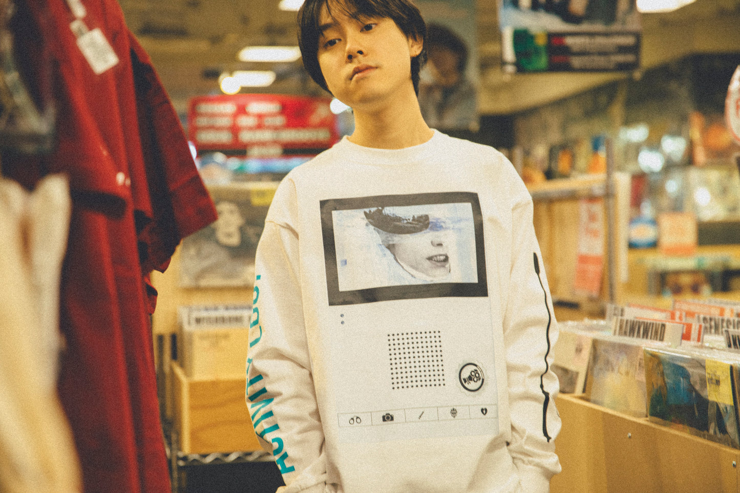 中原昌也 Remix Tee カプセルコレクション　『中原昌也作業日誌 2004→2007』ロングスリーブ  by 宇川直宏